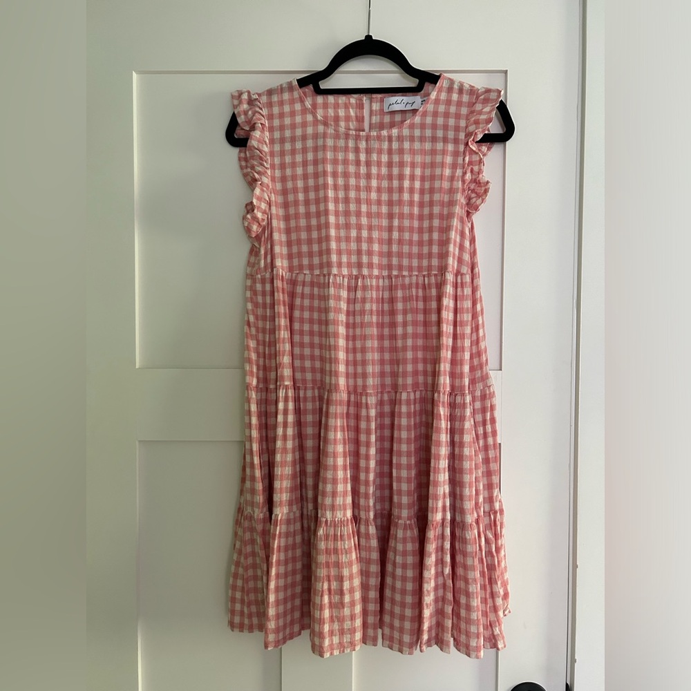 Petal & Pup Pink Gingham Dress